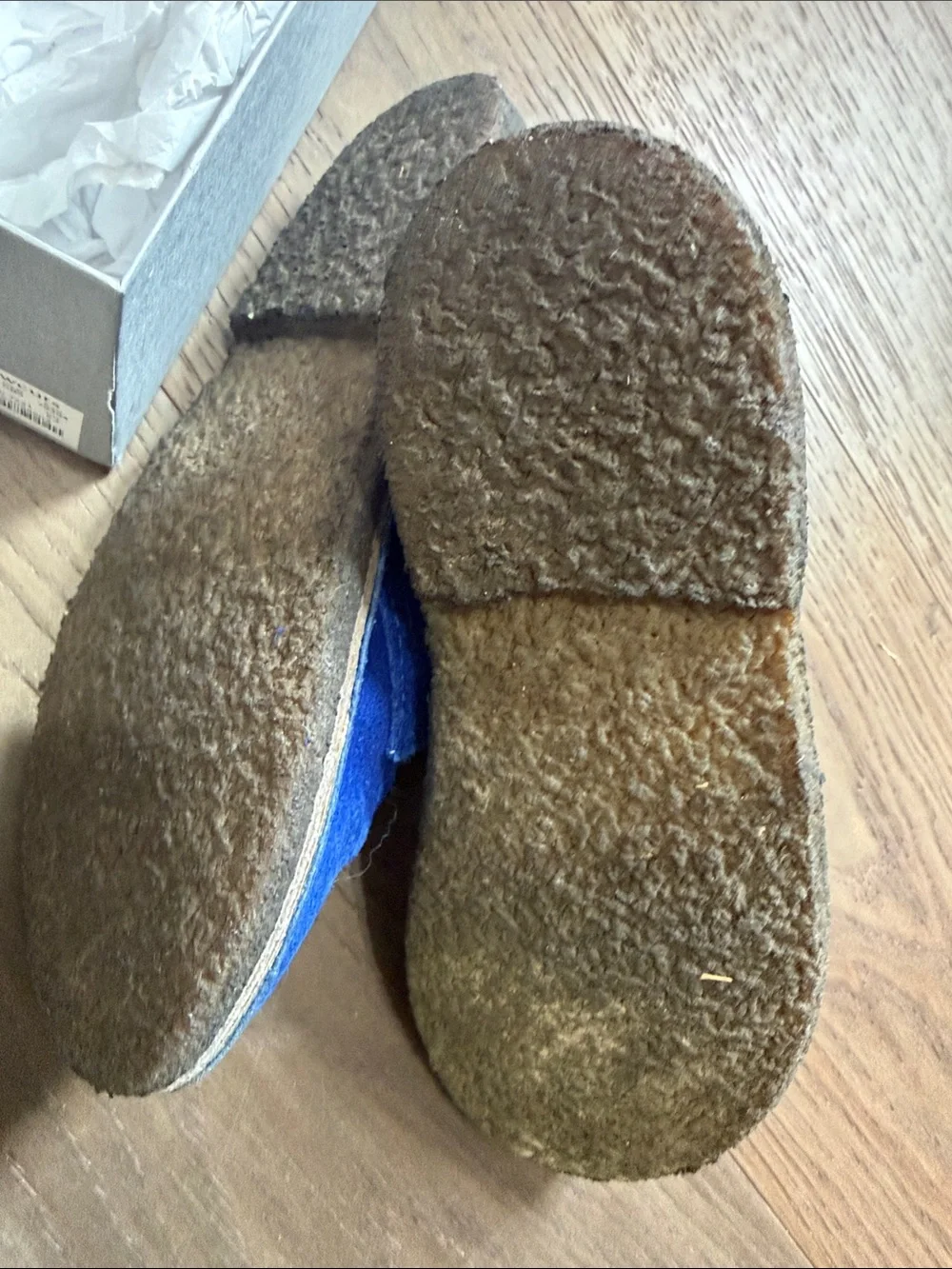 J. Crew Kids Royal Blue Suede Lace-Up Boots